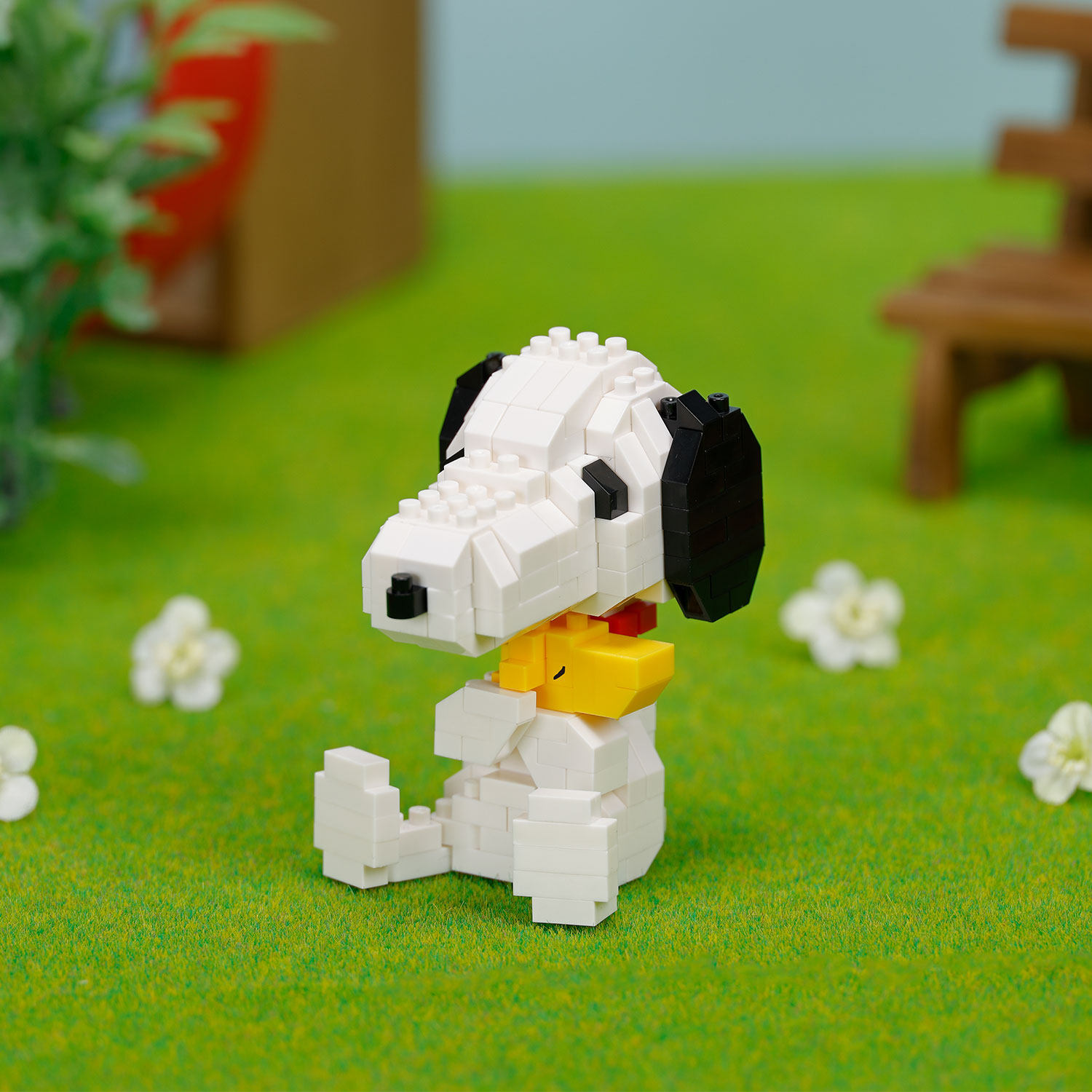 Building Block Mini - Nanoblock Peanuts Series Joe Cool Oryginalny