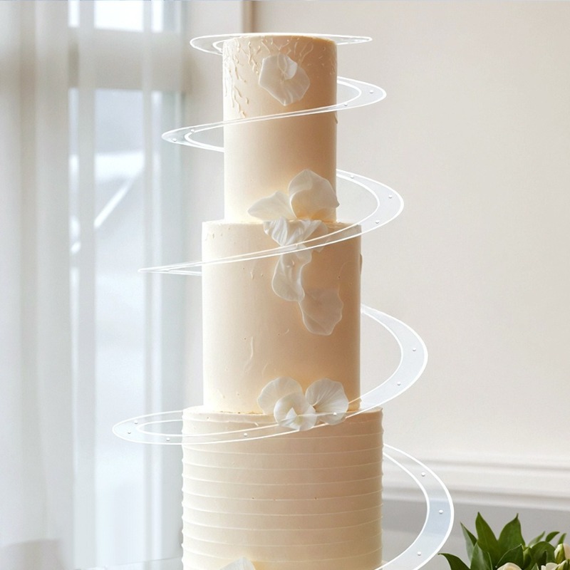 Display Risers Set - Stojak na tort spiralny wielopoziomowy akcesoria