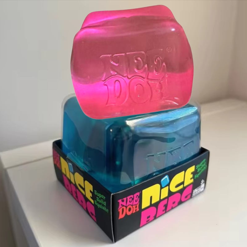 Schylling NeeDoh Nice Cube Roz – Fidget Cube Original recenzja i cena
