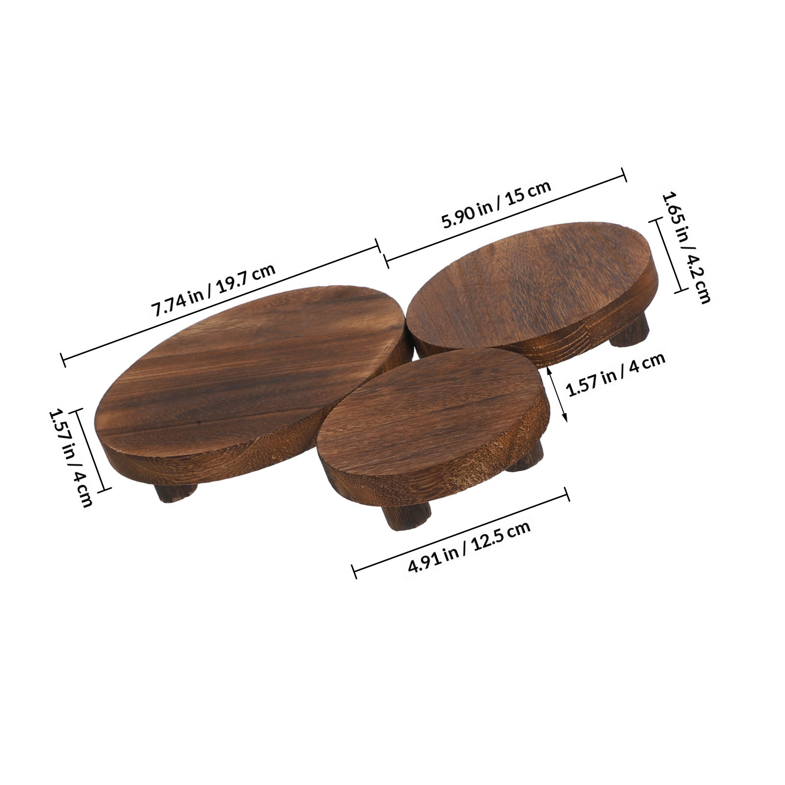 3-częściowy zestaw drewnianych – Display Risers Set recenzja i cena